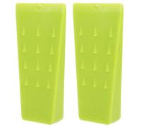 DIYEAH 2 Pièces Coin D'abattage en Plastique Vert Léger, Outil de Bûcheronnage Facile à Utiliser et Pratique pour L'exploitation Forestière Coupe de Bois