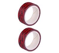DIYEAH 2 Rouleaux Ruban Adhésif Halloween Papier de Décoratif pour Diy et Écoles Designs Amusants pour Fêtes Adhésif Durable et Personnalisable
