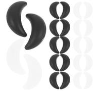 DIYEAH 20 Paires Dispositif Antidérapant en Silicone pour Lunettes Garçon et Filles, Maintien Sécurisé, Forme Lune Confortable, pour Empêcher les Lunettes de Glisser
