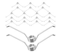 DIYEAH 20 Pièces Ressort de Cisaille à Laine en V, Acier Inoxydable, | Pièce de Rechange pour Tondeuse Manuelle, Améliore L’ouverture Fermeture, Argenté, pour Outils de Jardin