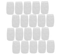 DIYEAH 25 Pièces Filtre en Nylon Blanc pour Panier de Skimmer de Piscine Maille Fine et Fermeture Élastique, Installation Rapide pour Entretien et Nettoyage