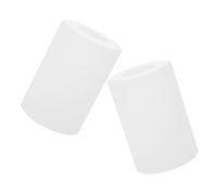DIYEAH 2pièces Abat-jour Verre Cylindrique pour Lampe Diffuseur Lumineux Uniforme pour Suspension et Lampe de Table Design Moderne Compatible Maison et Hôtel