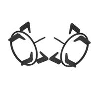 DIYEAH 2pièces Supports pour Cuisinière à Gaz Fonte Support Rond pour Brûleur Dessous de Plat pour Ustensiles de Cuisine Compatible avec Divers Modèles