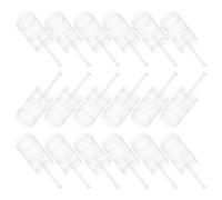 DIYEAH 30 Pièces Moules à Gâteau Ronds en Pp pour Décoration Créative, Poussoir Facile à Nettoyer, pour DIY et Pâtisserie, Supports Sûrs pour Cakes et Cheesecakes
