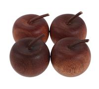 DIYEAH 4 Pièces Diffuseur en Bois de Pomme, Décor Aromatique Café | Grain de Bois , Usage Huiles Essentielles, Style Moderne, pour Entrée, Voiture et Placard