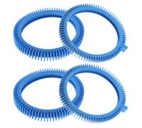 DIYEAH 4 Pièces Kit Pneus de Rechange pour Nettoyeur de Piscine, PVC Bleu | Avant et Arrière, Installation Facile, Traction Améliorée, Couverture, pour Fond et Entretien de Bassin
