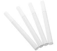 DIYEAH 4 Pièces Stylo de Peinture à Base D'huile pour Retouches sur Métal et Plastique Extra Fin 0,7 Mm Rechargeable en Aluminium et Réparations de Rayures Adapté aux Projets Artistiques