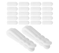 DIYEAH 40 Pièces Sachet de Compression sous Vide et Valve Air Auto-étanche avec Clip de Fermeture pour Rangement et Protection des Aliments