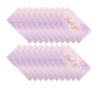 DIYEAH 500 Pièces Cartes de Remerciement de Mariage Lavande en Papier | Écriture Manuscrite Nette, sans Bave ni Transfert, Format Adapté aux Enveloppes Standard, pour Envoi Postal