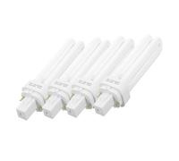 DIYEAH Ampoules Fluorescentes LED 13w à Double Tube 2 Broches Blanc, Lampe à Brancher sans Scintillement, Lot de 4 pour Éclairage Maison et Bureau