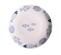 DIYEAH Assiette en Céramique 8 Pouces Peinte la Main, Poisson | Vaisselle Maison, Style Artistique Brillant, Pièce Décorative, Format 8 Pouces, Usage Quotidien
