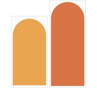 DIYEAH Autocollant Décoratif Mural D'arche 2pcs en Pvc, Décoration Murale Géométrique Élégante et Artistique, pour Salon et Chambre