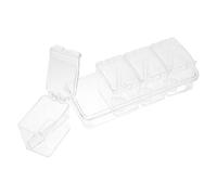 DIYEAH Boîte à Épices Quatre Plastique avec Cuillères et Couvercles | Dosage Précis, Fermeture Hermétique, Format Transportable, pour Voyages et Pique-niques, Usage Sel Sucre