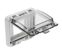 DIYEAH Boîte de Distribution Électrique Transparente 4 Voies Couvercle Étanche en Pc, Résistante aux Chocs, Design Compact pour Protection Circuit et Disjoncteur Intérieur
