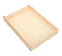 DIYEAH Boîte de Rangement Bois avec Cadre Acrylique Vitrine Exposition pour Insectes et Spécimens Boîte Décorative avec Couvercle Transparent pour Collectionneurs et Décoration de Table