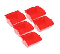 DIYEAH Boîtes de Rangement Empilables pour Atelier, Zéro Partie, en ABS, 5 Pièces, Réutilisables et Faciles à Utiliser