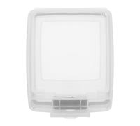 DIYEAH Boîtier de Prise Électrique Étanche en Plastique, Protection Waterproof pour Prises Électriques, Transparent, pour Usage Intérieur et Extérieur, Ménages