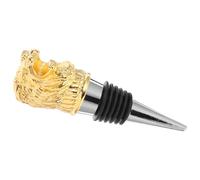 DIYEAH Bouchon de Bouteille en Alliage de Zinc et Silicone de Tête de Lionceau, Bouchon de Vin Rétro Décoratif, Préserve la Fraîcheur du Vin, Facile à Nettoyer