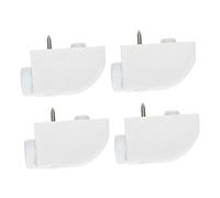 DIYEAH Bouchons De Verrouillage De Fenêtre Coulissante 4 Pièces Sans Perçage Sécurité Enfants Limiteur De Ventilation Anti-Vol Protection Fenêtres 2.36X1.18X0.98In