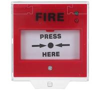 DIYEAH Bouton Urgence Incendie Manuel en Plastique Fonctionnement sans Effort Fausses Alarmes pour Évacuation de Bâtiments Sécurisée