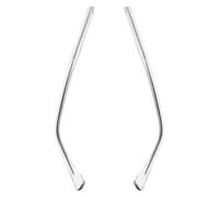 DIYEAH Branches de Lunettes de Rechange Universelles, Alliage et Plastique | Monture d Eyewear Frame, Accessoires de Réparation, Installation Facile, Finition Soignée, Paire Transparente