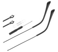 DIYEAH Branches Noir de Rechange Lunettes Alliage Universelles | Installation Facile, Branche de Lunette de Rechange, Réparation pour Lunettes et Lunettes de Lecture, Léger