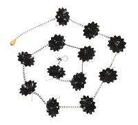 DIYEAH Chaîne de Pluie Lotus pour gouttière, 2,6 m de Long et 12 | Cache-gouttière décoratif robuste, remplacement pour de gouttière, chaînette de suspension pour extérieur