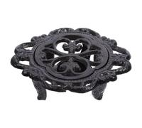 DIYEAH Chauffe-théière en Fonte : Support Chauffant de 15 cm pour Bougie Chauffe-Plat - Base décorative pour bouilloires japonaises, Tasses à café et -saké