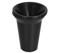 DIYEAH Crachoir à Vin Noir Portable en PP Surface Lisse Délicate, Seau à Glace Rond Multifonctionnel pour Bars et Réunions à Domicile