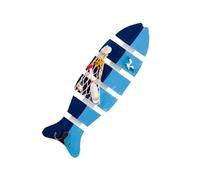 DIYEAH Crochet Porte-chapeaux Décoratif Mural Style Méditerranéen en Panneau de Densité, Organisateur Pratique pour Camping Effet Visuel Réaliste pour Intérieur