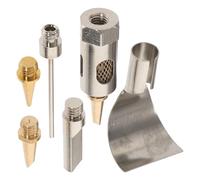 DIYEAH Équipement et Accessoires de Soudage, Pointes de Rechange pour Fer à Souder, Tête de Brûleur Gaz, Petite Taille, Outils de Réparation, 1 Set