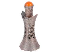 DIYEAH Flacon Couvercle de Parfum Vide Style Rétro 15ml Délicat en Verre Bordure Lisse, pour Décoration de Bureau et Usage Domestique