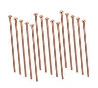 DIYEAH Goujons de Soudage pour Débosselage Carrosserie Voiture 500pcs 2mm | Plaqué Cuivre Fer, pour Pare-chocs et Atelier Auto, Kit de Réparation Professionnelle