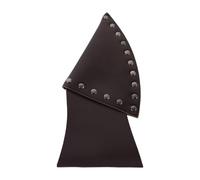 DIYEAH Housse de Hache en PU Marron Portable Protection Rapide pour Lame, pour Activités de Plein Air et Travail Extérieur