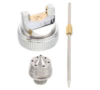 DIYEAH Kit 3 Pièces pour Pistolet à Peinture Auto 1,4mm en Alliage, Aiguille Fluide, Buse et Capuchon D'air pour Entretien et Applications de Peinture Automobile
