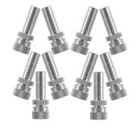 DIYEAH Lot de 10 Buses de Brumisation en Laiton pour Tuyaux 6mm, Basse Pression, Joints Toriques Auto-étanches, pour Irrigation Agricole Extérieure