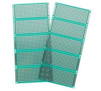 DIYEAH Lot de 10 Cartes PCB Double Face 3x7 Cm en Époxy Verre, Pas de 2,54 Mm, Planche Circuits Imprimés DIY et Maintenance Électronique