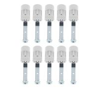 DIYEAH Lot De 10 Douilles À Vis E14 Pour Ampoule Candélabre Culot E14 Pour Lustre Douille De Lampe Et Support Plafonnier Pièces De Rechange Pour Luminaires Intérieurs 100 mm