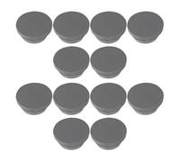DIYEAH Lot de 12 Bouchons de Vidange pour Climatiseur Extérieur 20mm en Caoutchouc Gris, Accessoires de Remplacement pour Tubes D’évacuation D’eau, Prise Étanche pour Système