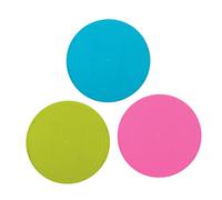 DIYEAH Lot De 3 Étagères Pliables Multifonctions En Plastique Résistant à La Chaleur, Support De Plateau Alimentaire Arrondi, Pour Micro-ondes Domestiques, Cuisson Vapeur Et Rangement Superposé