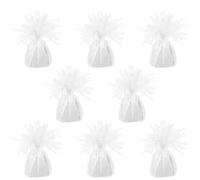 DIYEAH Lot de 8 poids pour ballons de table, idéaux pour la décoration d'anniversaire, avec support décoratif pour ballons à l'hélium flottants, 140 g (0,31 lb), parfaits pour les fêtes,
