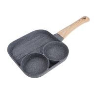 DIYEAH Moule à Sandwich pour Garçon et Filles Revêtement Antiadhésif, Poêle en Alliage D'aluminium à 2 Trous Ronds pour Œufs et Cuisson Facile au Gaz ou Induction