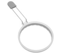 DIYEAH Moule à Œufs Silicone Antiadhésif Anneau à Omelette pour Cuisson Facile Forme Innovante Déjeuner Déjeuners et Dîners Nettoyage Simple et Rapide