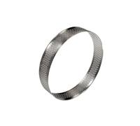 DIYEAH Moule Cercle Pâtisserie Rond en Acier Inoxydable Anneau De Tartelette Antiadhésif pour Fruits Quiche Gâteau Au Fromage Et Mini Desserts Cuisson Uniforme Et Démoulage Facile