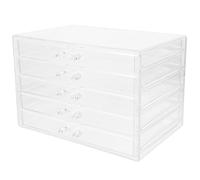 DIYEAH Organisateur de Bijoux avec Tiroirs Acrylique pour Rangement de Maquillage à Poser Comptoir