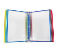 DIYEAH Organiseur de Papier Mural A4 Magnétique à 10 Poches pour Étudiants | Pochettes en Pvc et Fer, Affichage Stable, Usage Réunions et Frigo, Format Pratique