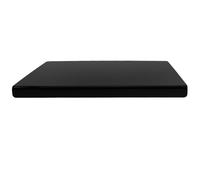 DIYEAH Planche à Découper Design Élégant Antidérapante Acrylique Noire Rebord Multifonctionnel pour Fruits et Viandes Cuisine Moderne