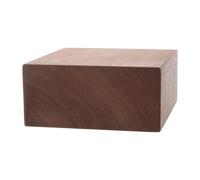 DIYEAH Planche en Bois Dur de Noyer Carré pour Artisanat 4x4x1,8 Pouces | Bois Brut Non Finition, Grain Clair et Teinte Café, pour Projets D’atelier et Assemblage sur Table