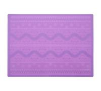 DIYEAH Pochoir pour Décoration de Gâteaux, Moule Soi-même en Silicone Pourpre, Impression Claire, Toucher Confortable, Outils DIY pour Pâtisserie et Baking