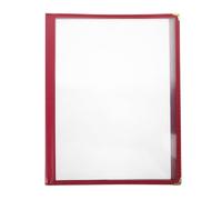 DIYEAH Porte-livre Cuisine PVC A4 Transparent pour Hôtel, Menus | Protège-papier de Prix Réutilisable, Résistant à L’eau, Facile à Nettoyer, pour Café, Restaurant et Lieux Variés